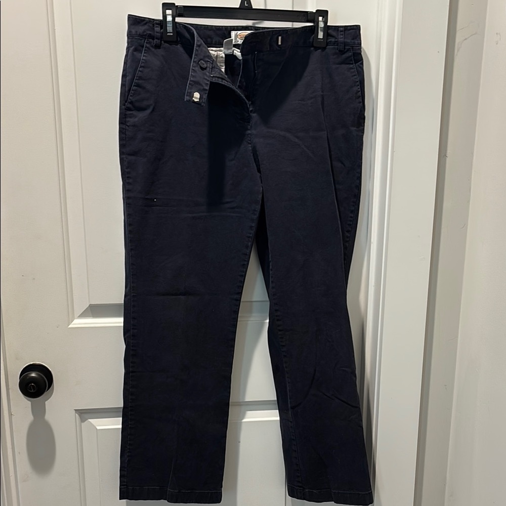 Talbots Blue Straight Leg Pants Versatile Style